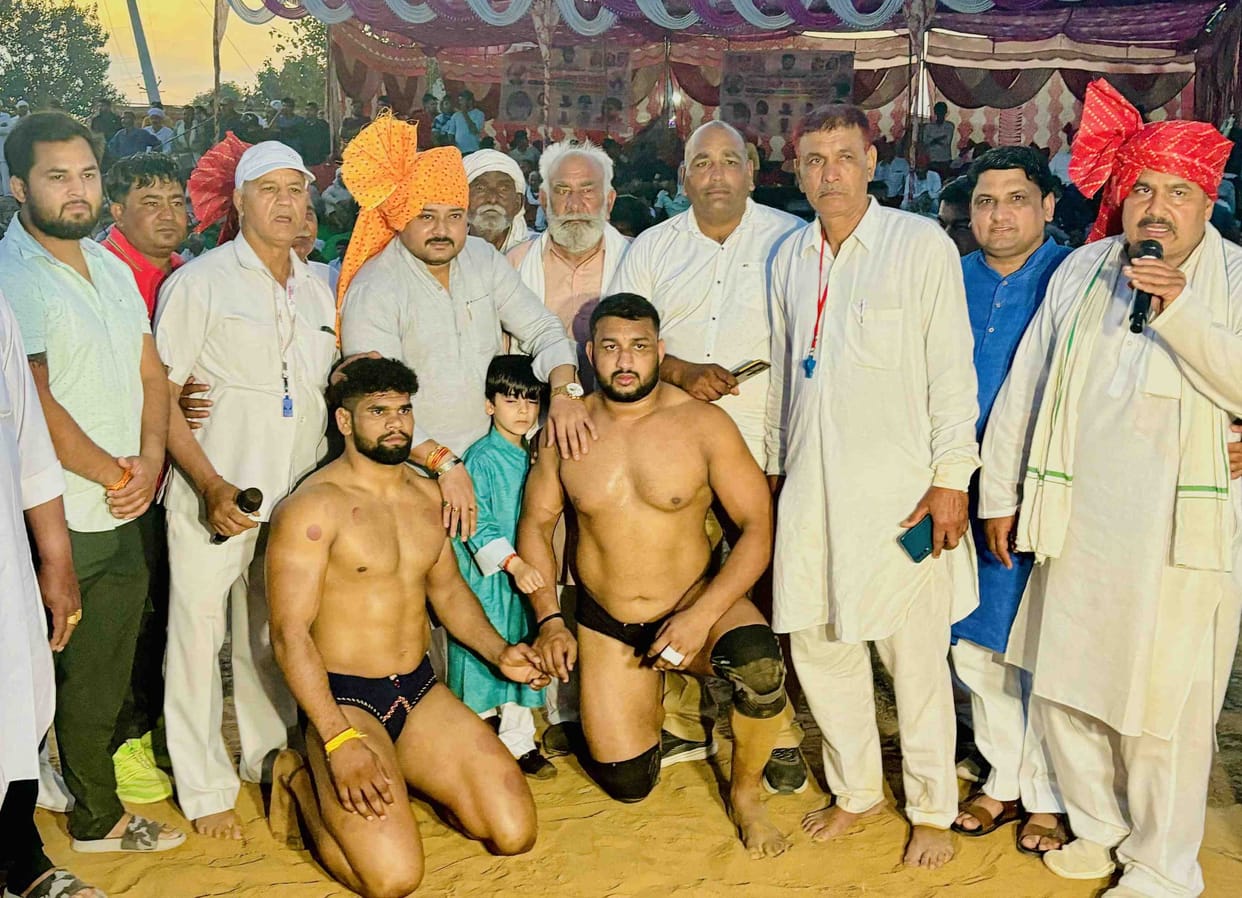 The first match of Dabauda Dangal ended in a draw.