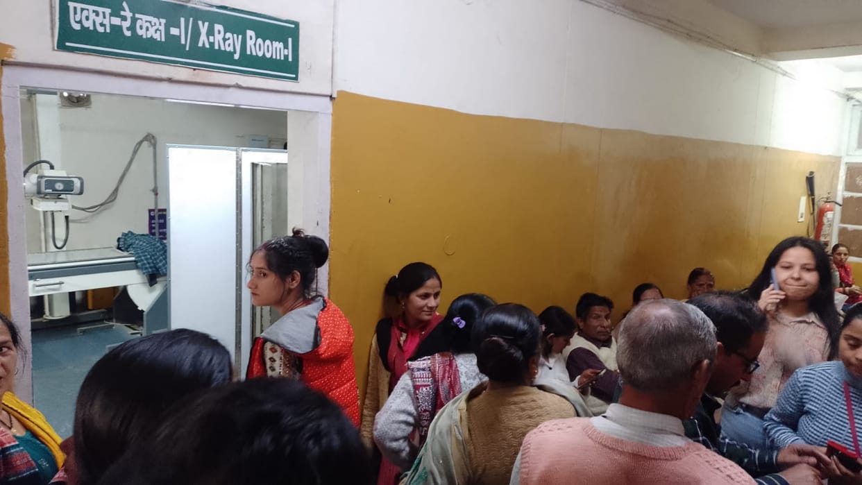Digital X-ray machine installed in zonal hospital did not work properly