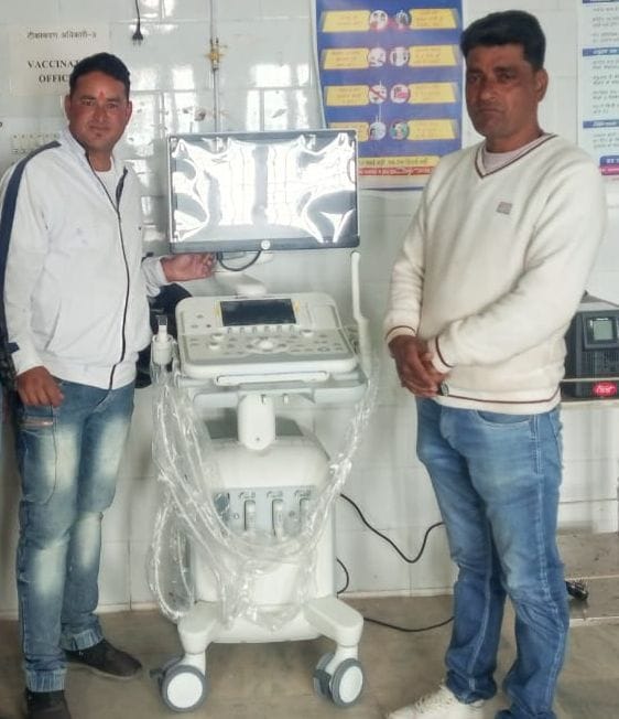 Ultrasound machine installed in Kanda CHC
