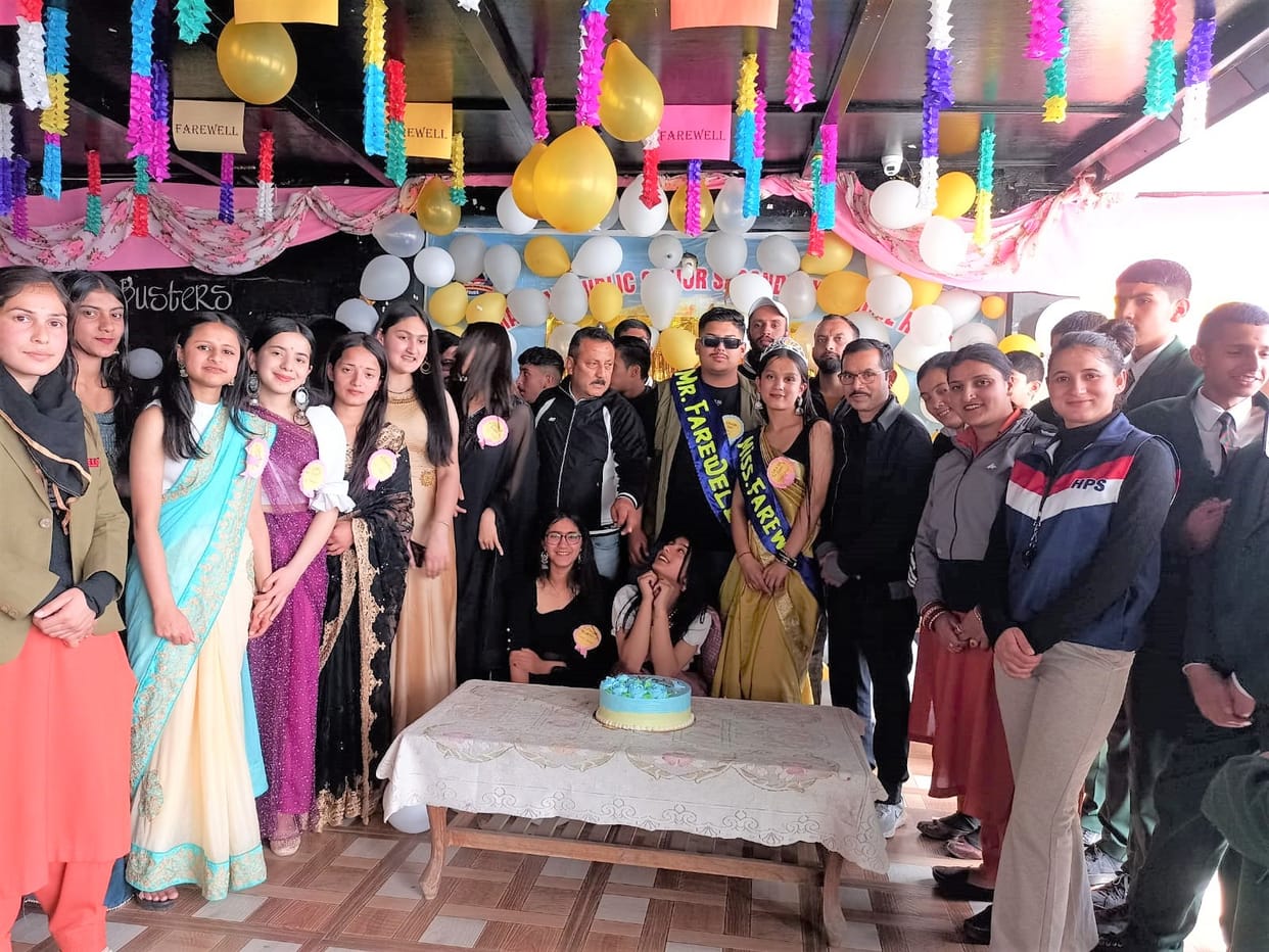 Farewell ceremony organized in Himalayan Public School