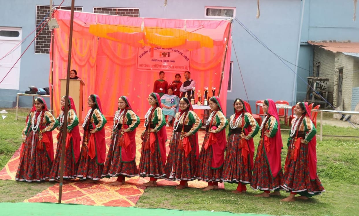 Chamba ITI wins in folk dance and group singing
