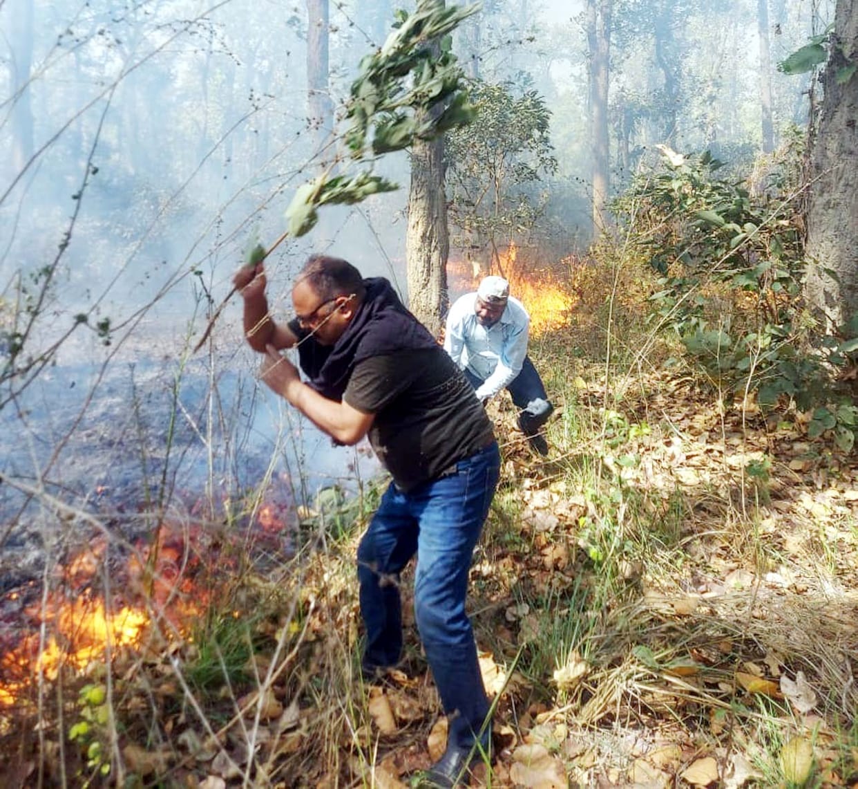 Fire breaks out again in Sihura Beat, barely extinguished