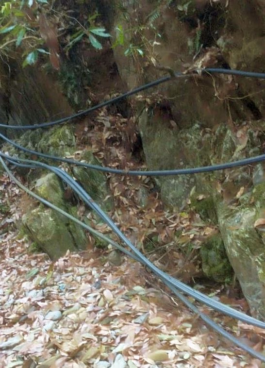 People illegally laid pipeline for water