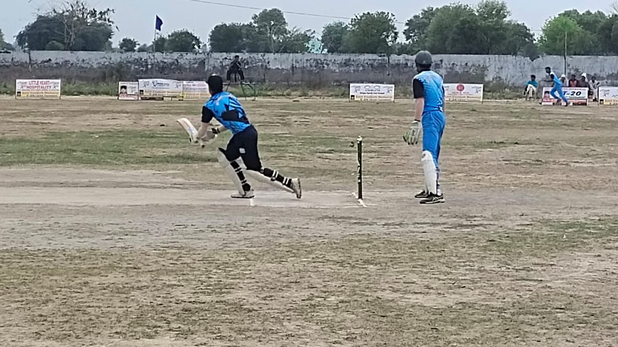 Commander Warriors and Bawanikheda Fighters won the match by 6 wickets each.