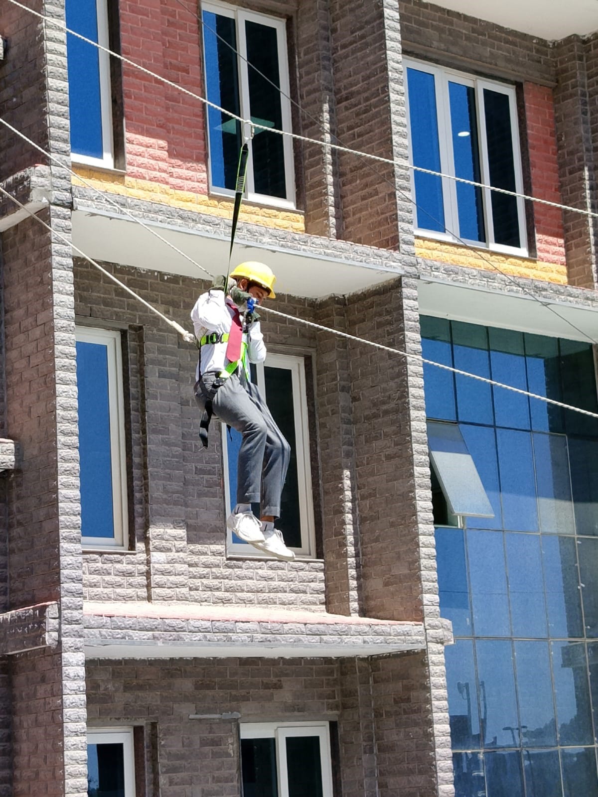 Ways to avoid disaster shown through mock drill in technical university