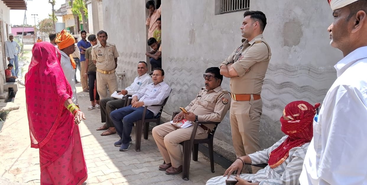 Officers ran after getting information about leaving the village