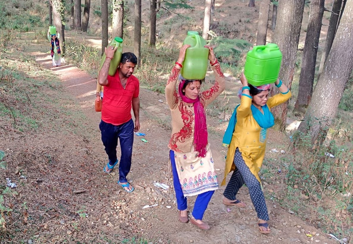 People angry over dirty water coming from Har Ghar Jal Har Ghar Nal scheme