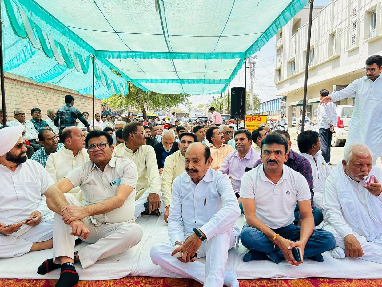 BJP leaders came to support the brokers, brokers called for market bandh today