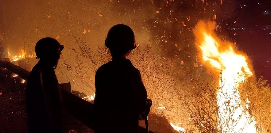 Fire in Bageshwar Forests