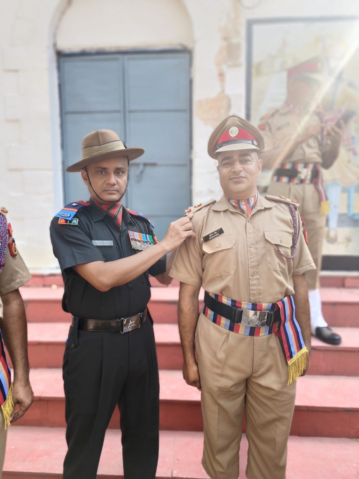 Physical teacher of Jode Amb School got Associate NCC Officer rank.