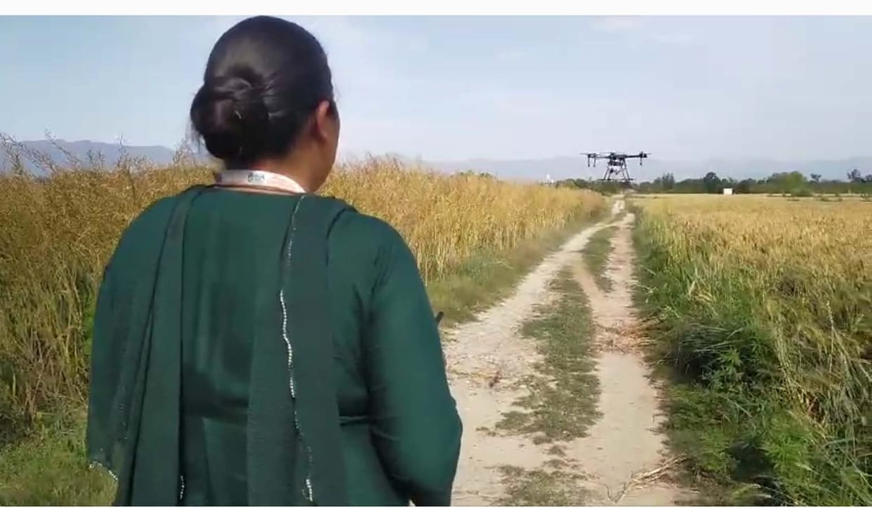 Gurdeep Kaur of Gambhirpur becomes Drone Didi