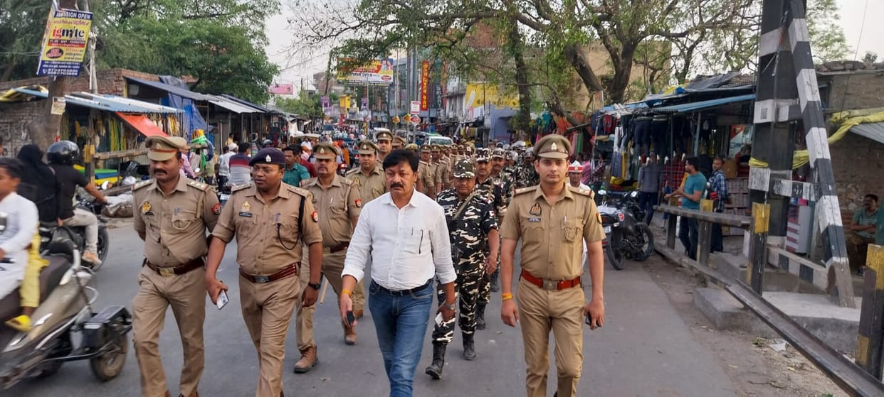 Gave people a sense of security through flag march