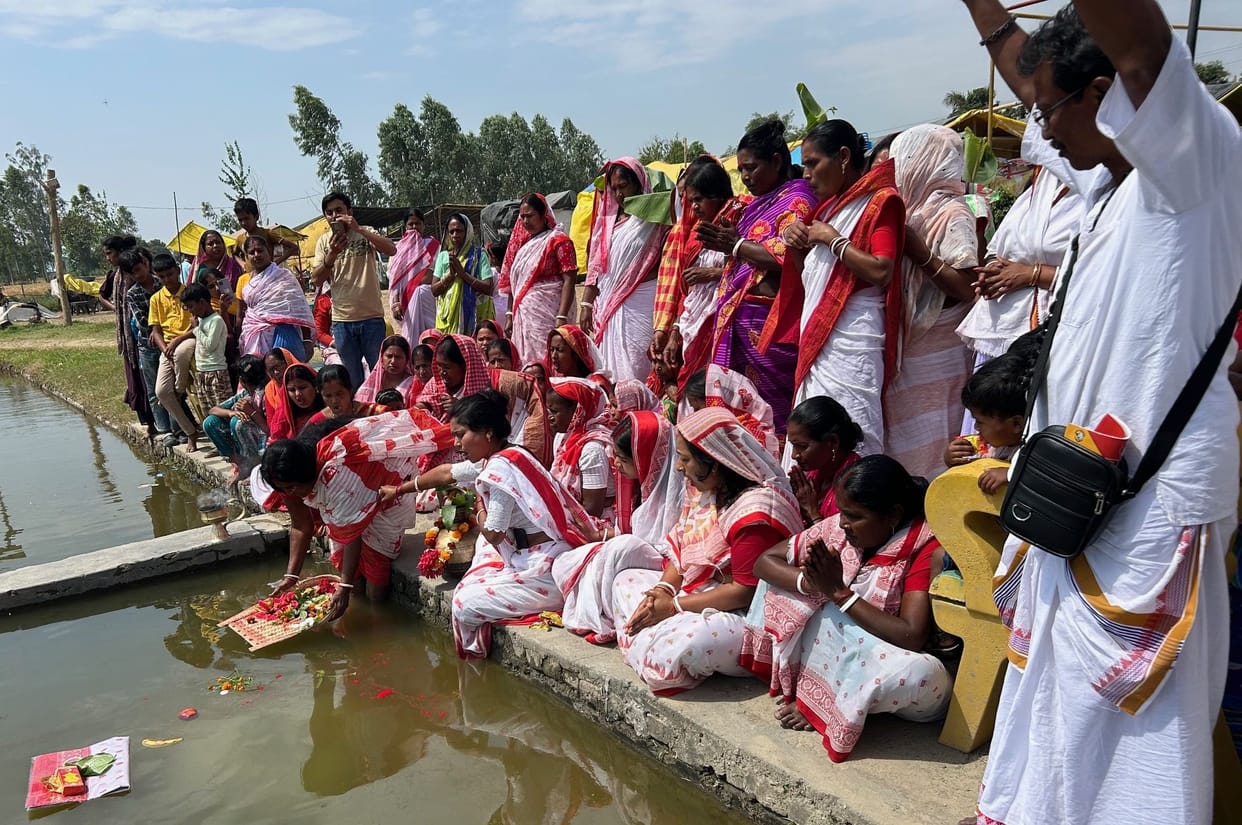Festival begins with Ganga worship