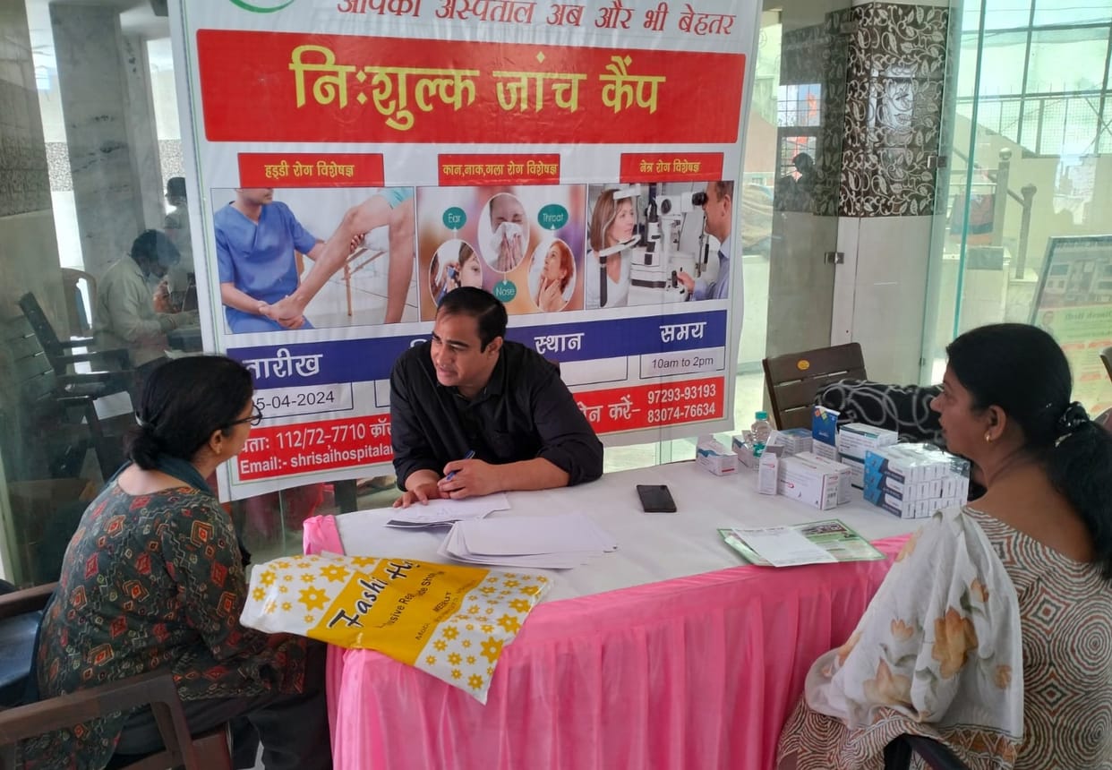 Consulted doctors in health camp