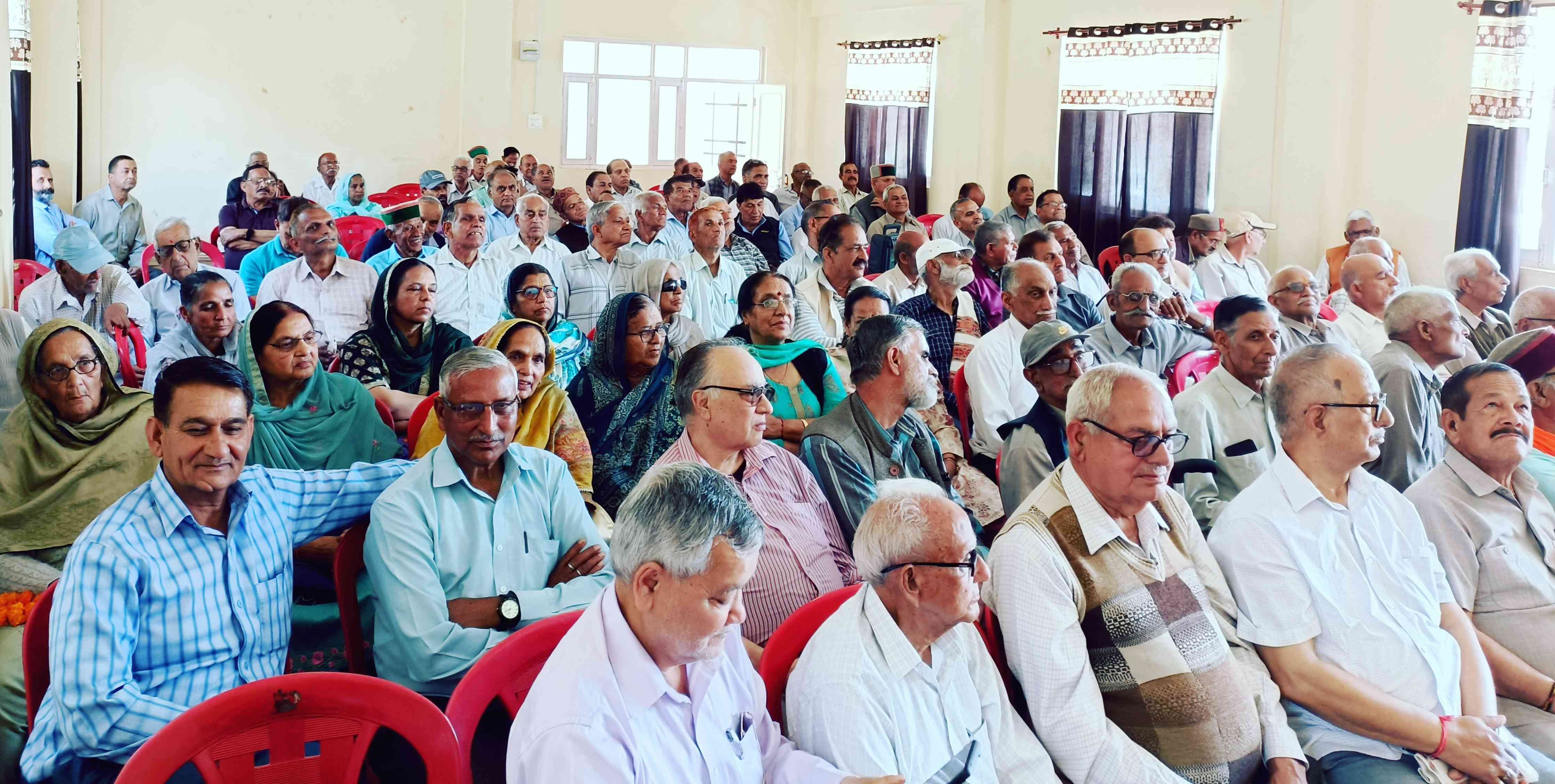Pensioners above 80 years of age honored