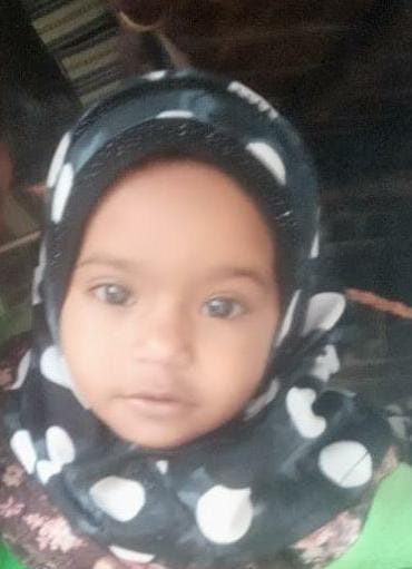 Fire broke out in thatch, one and a half year old innocent child burnt to death