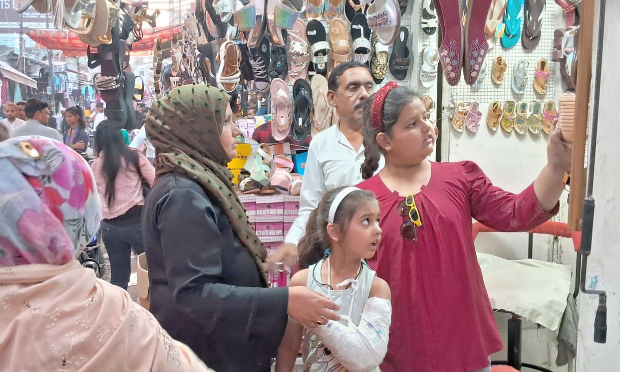 There is great excitement in the markets on Eid, houses and mosques are decorated