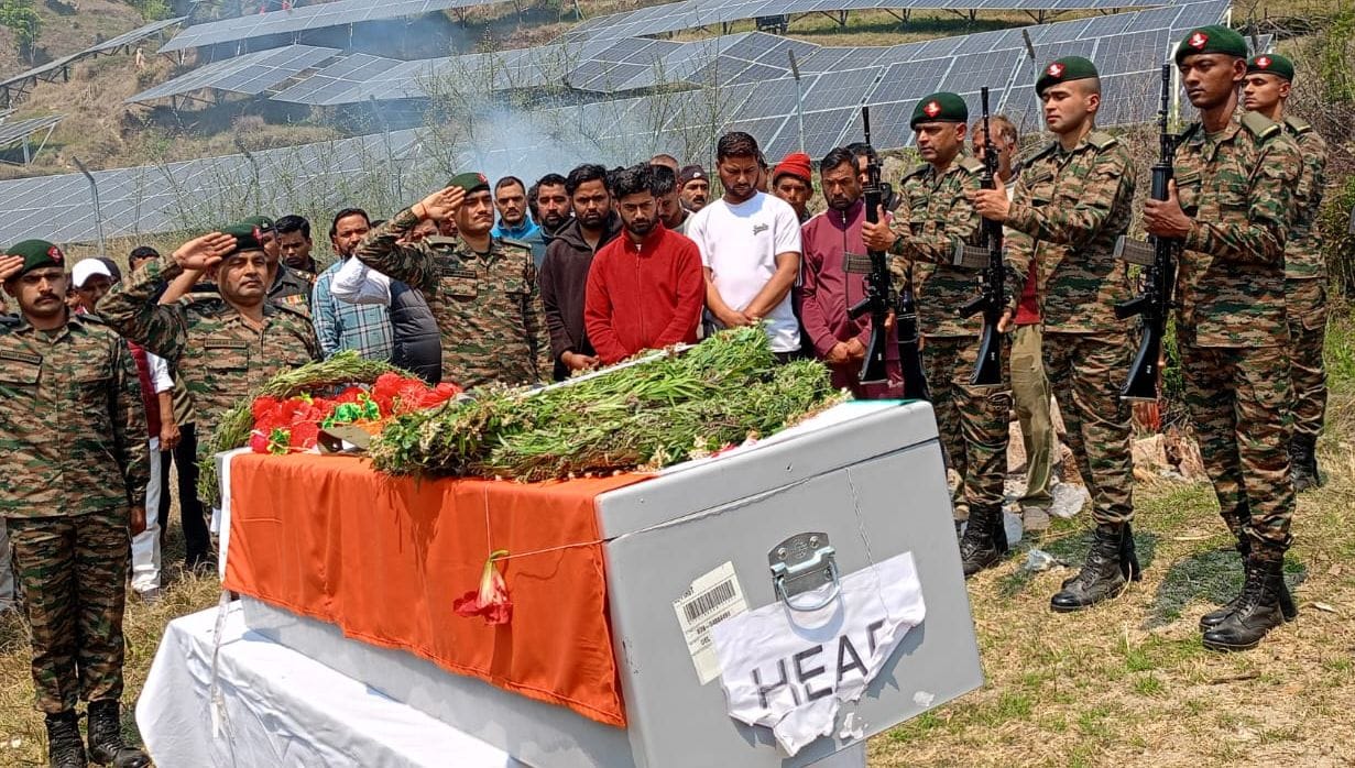 Soldier Pradeep cremated with military honors