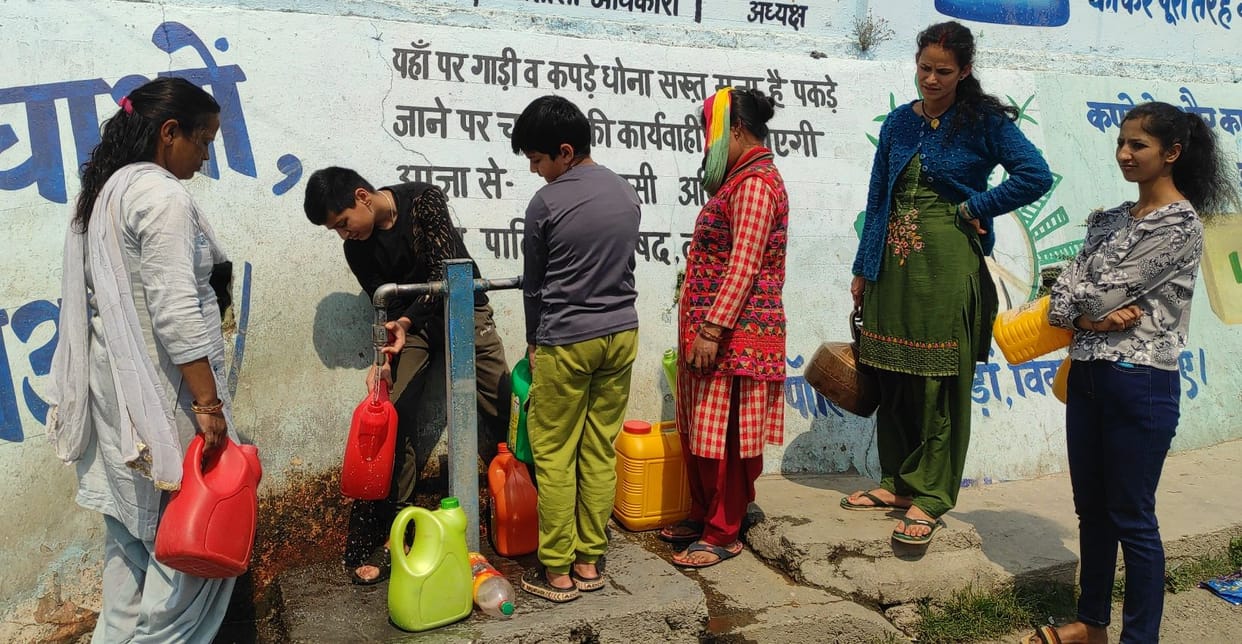 Lohaghat is getting water only for 20 to 30 minutes on the fourth day