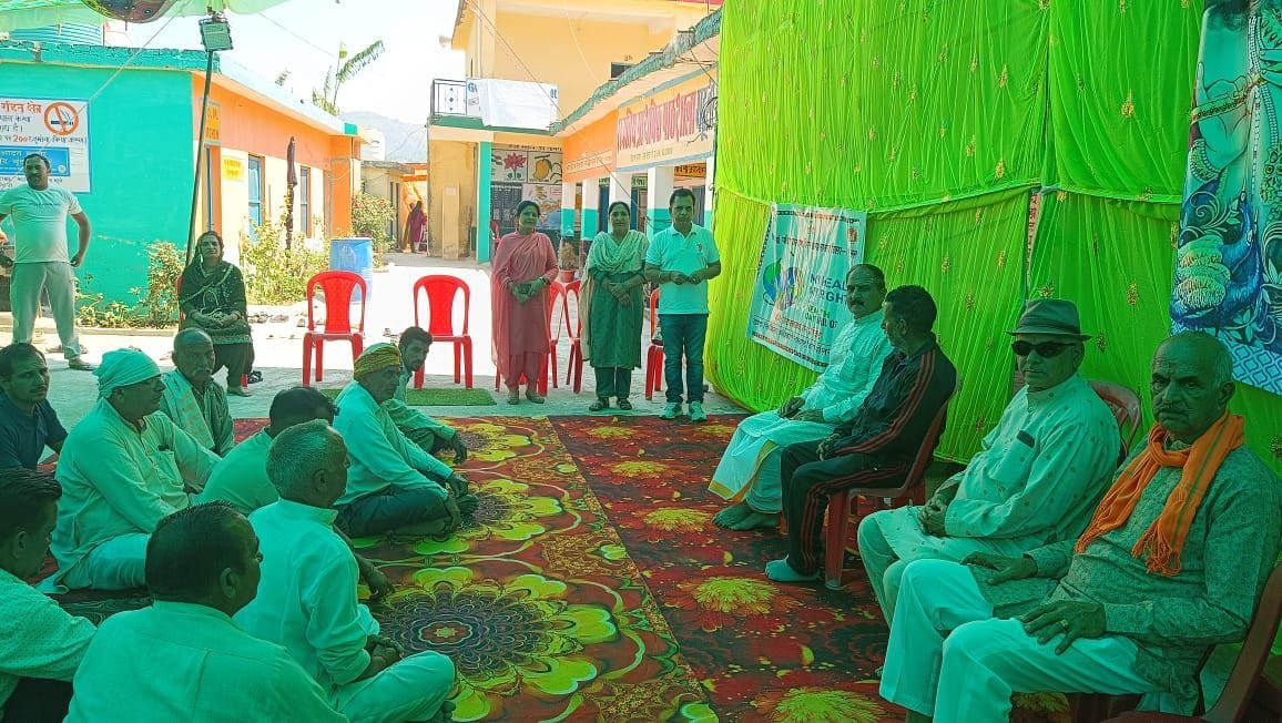in Matuli Panchayat

checked people's health