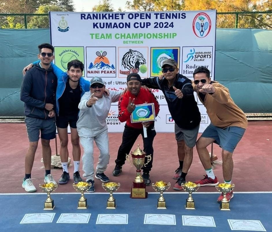 Haldwani becomes champion of Kumaon Open Tennis Cup