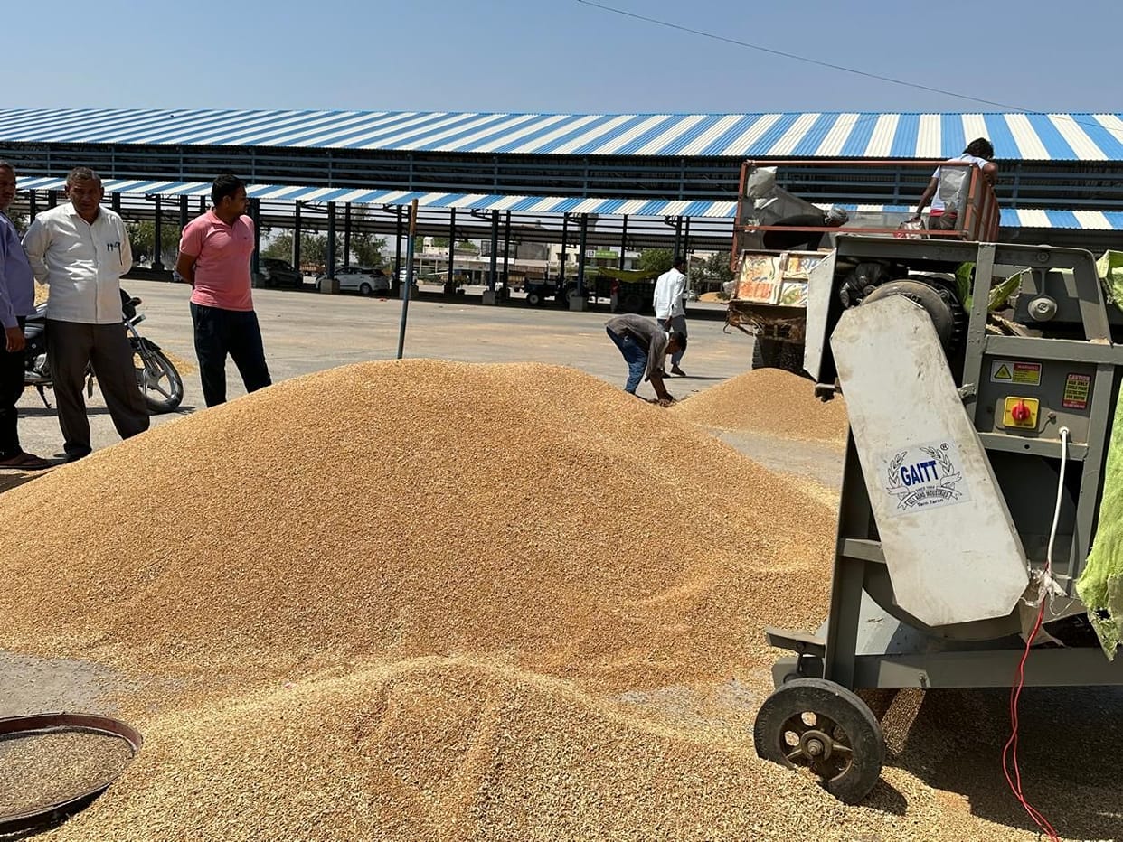 Auspicious start of wheat procurement did not happen even on the second day