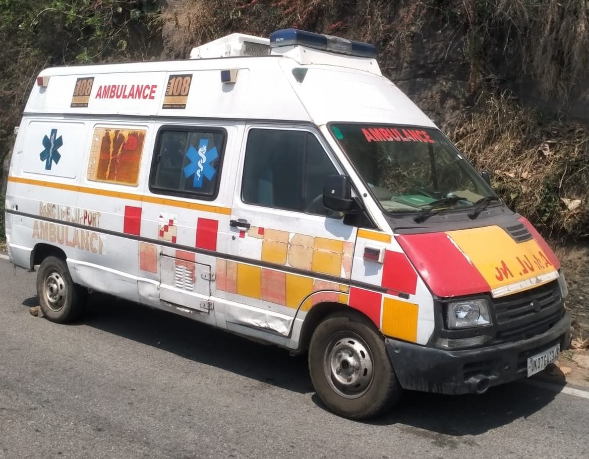 108 ambulance carrying the patient responded