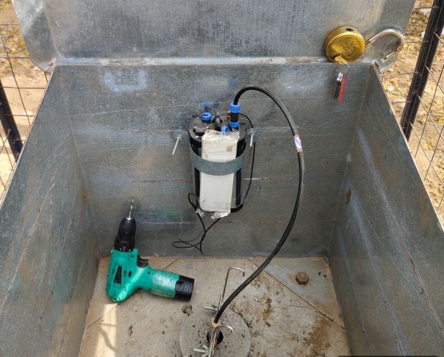 Ground water level information will be available every six hours, 124 digital water level recorders installed in the district.