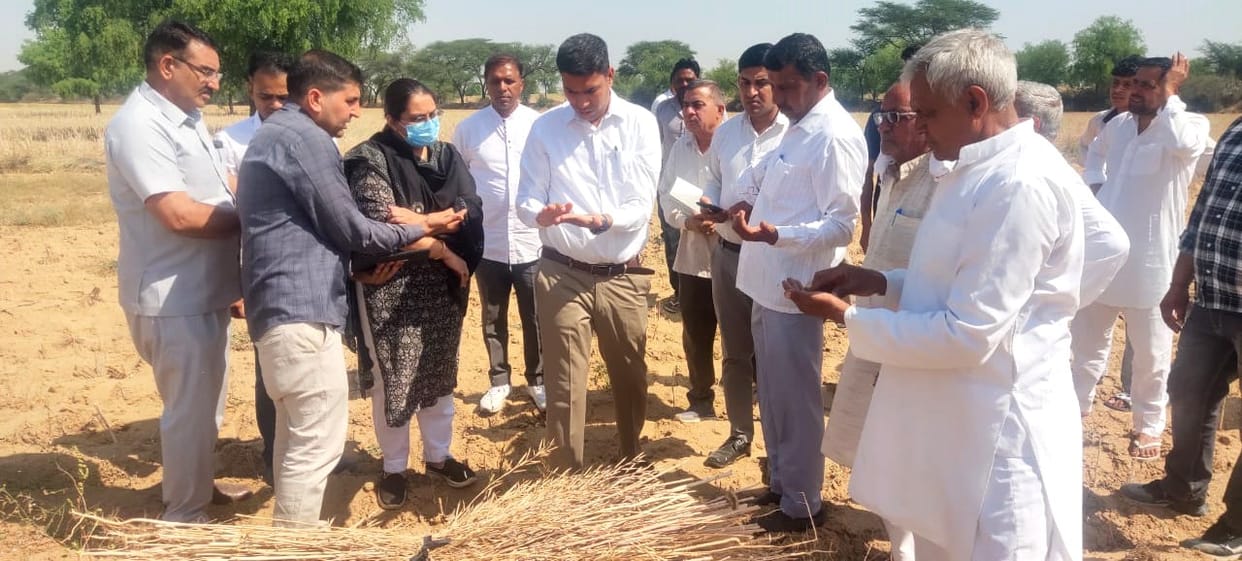 DC did physical verification of crop damage figures