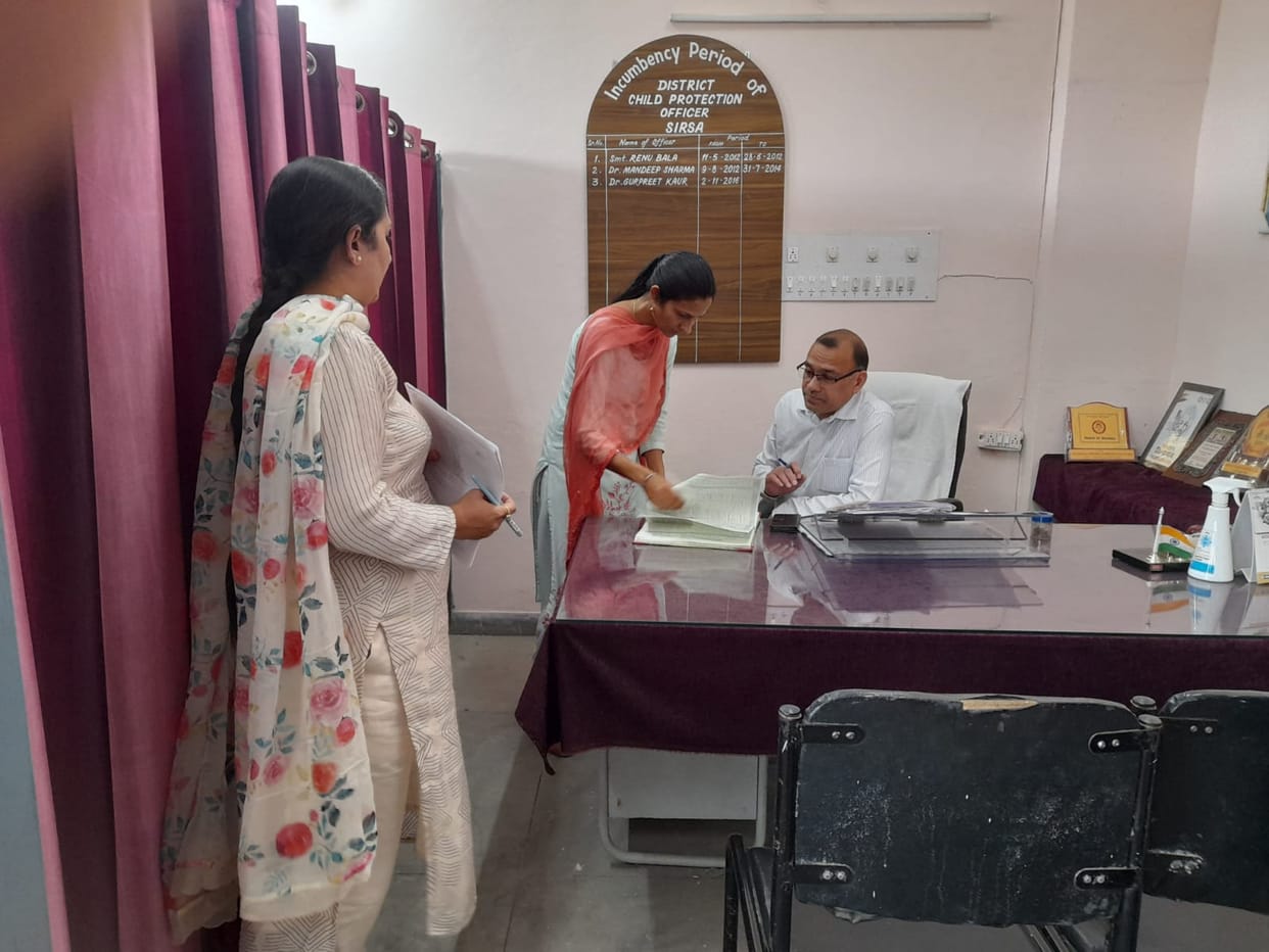 ADC checked attendance registers during inspection of offices