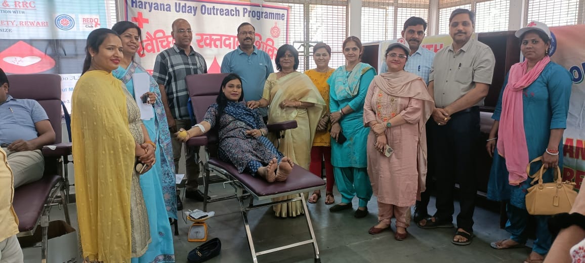 35 units of blood collected in the camp organized in KLP College