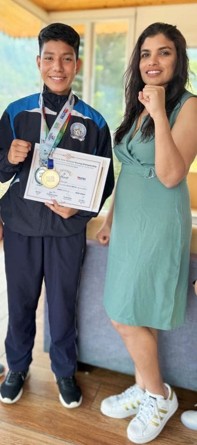 Bhumika won gold medal in boxing