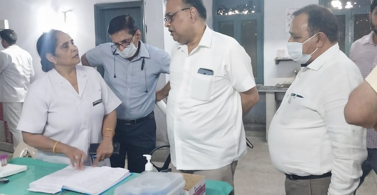 Health Director visited private labs and hospitals