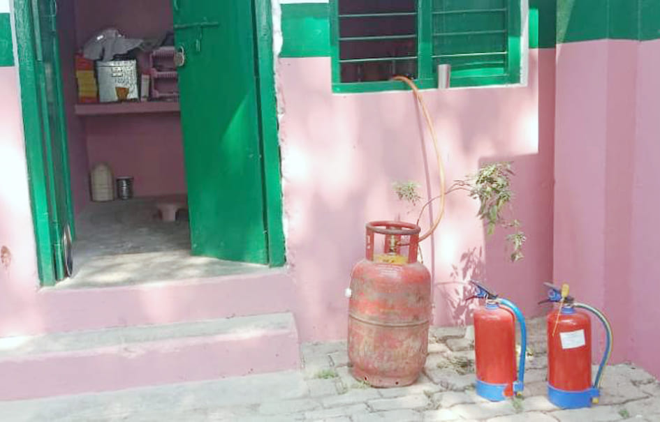 There are no adequate fire extinguishing arrangements in council schools.