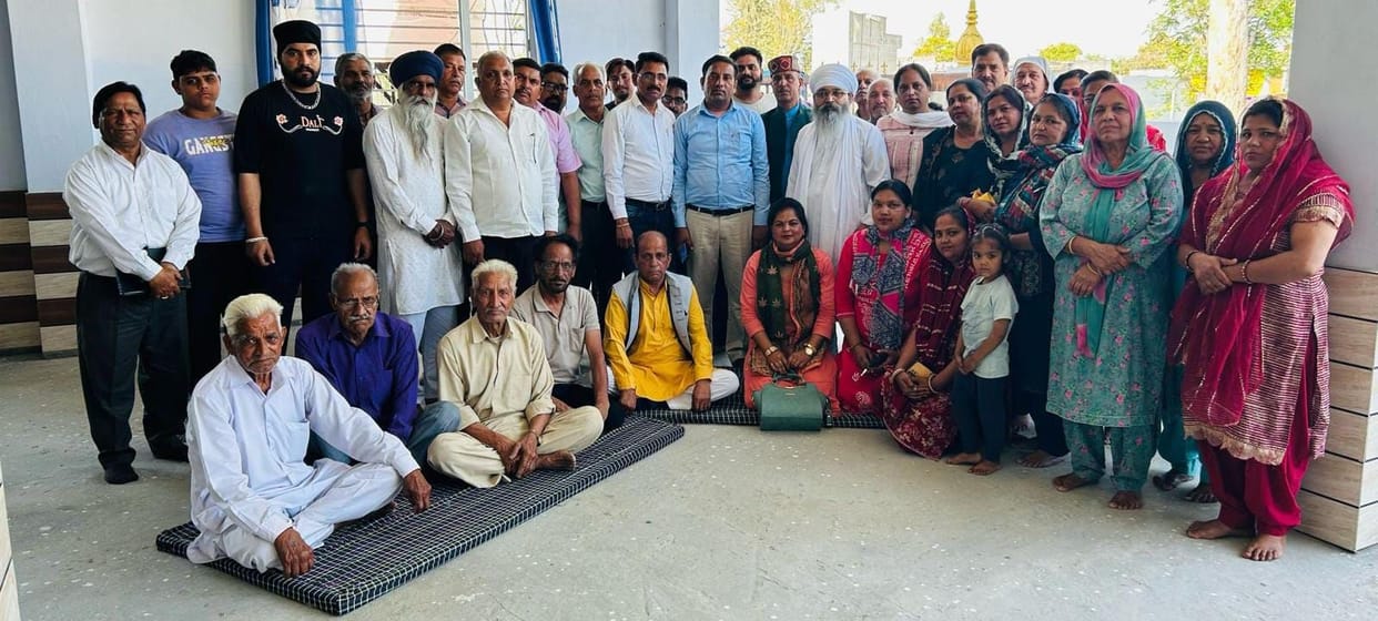 Congress Scheduled Caste Department held a meeting in Haroli