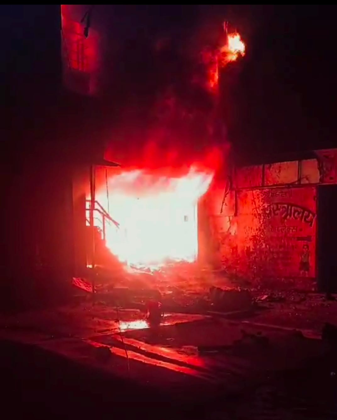 Four storey clothing store gutted due to fire