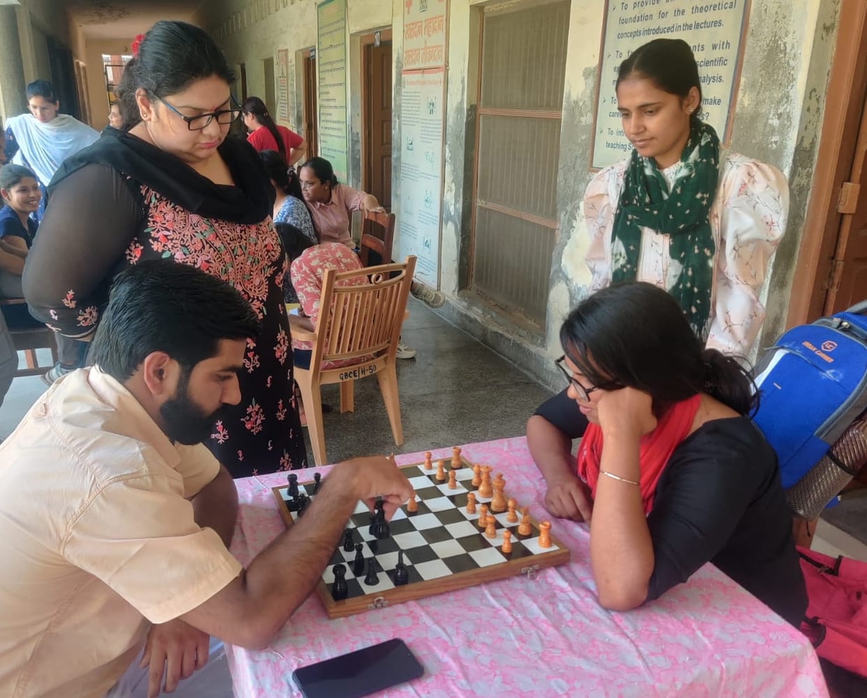 Rohit won in badminton and Neeru won in chess.