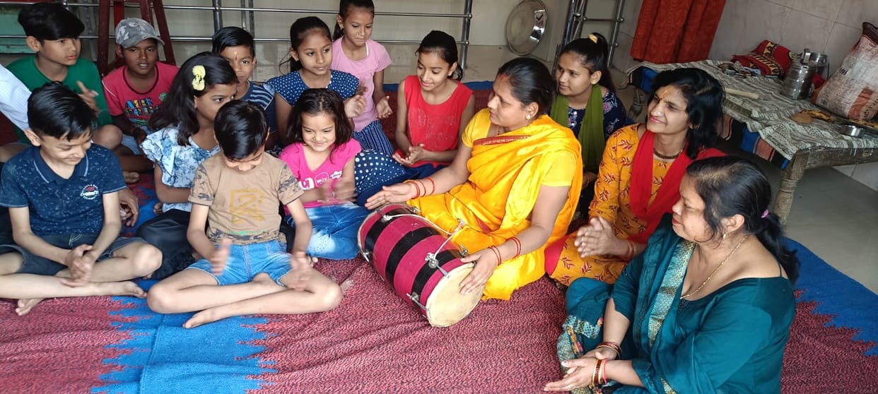 Devotees worshiped Mother Chandraghanta