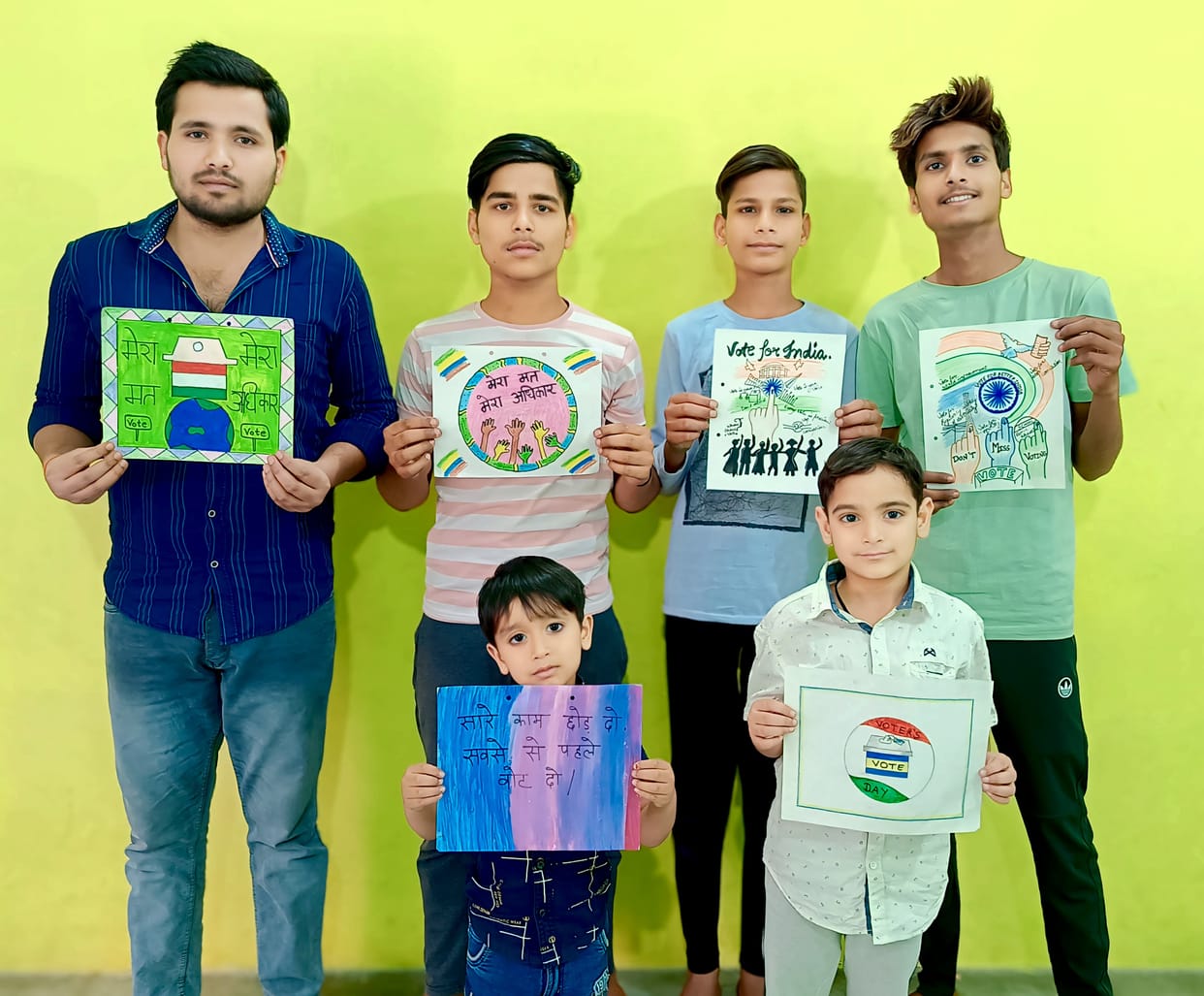 Voting appeal through painting