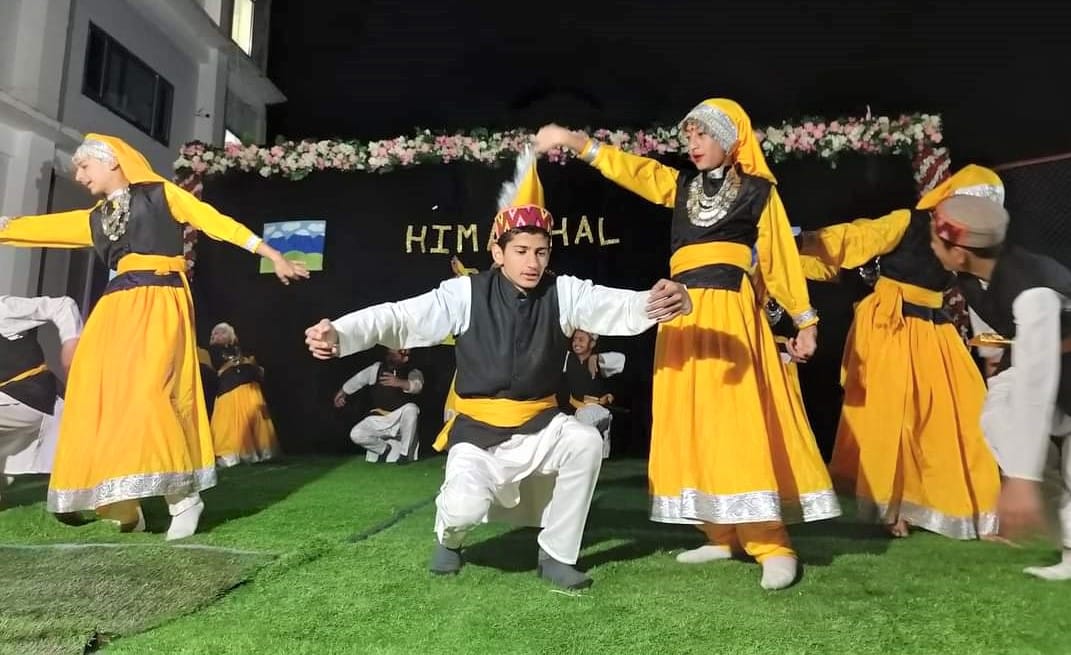 Himachal Day program organized at Sunbeam International School, Jubbal