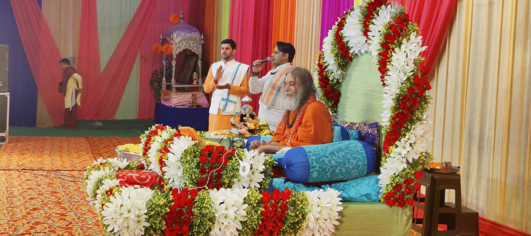 Goddess Chandraghanta was worshiped on the third day of Chandi Yagya in Shakti Sansthan