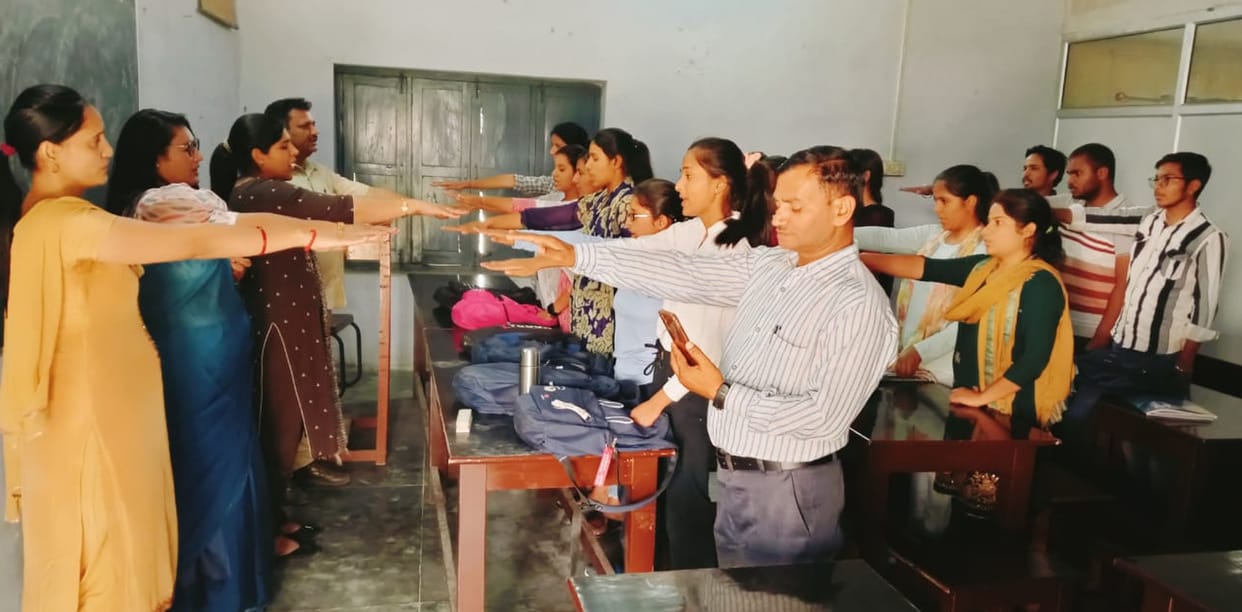 took oath to vote