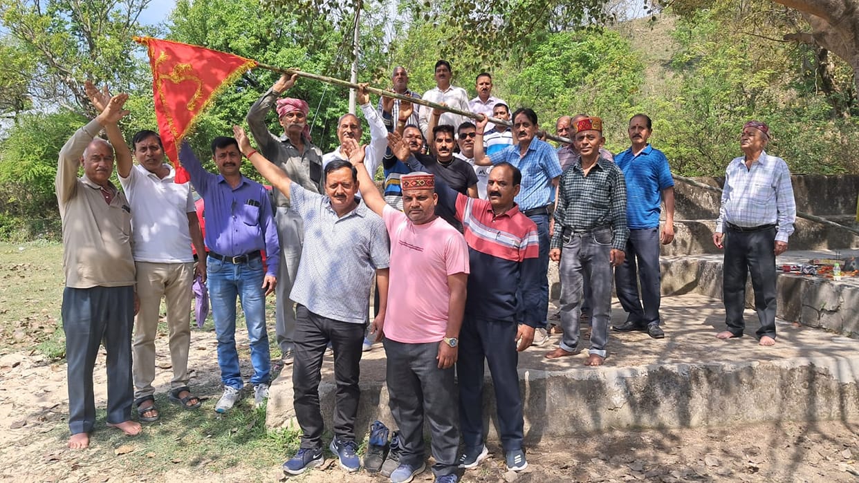 Flag ceremony of Khabli Chhinj fair, fair will be held from 18th to 20th April