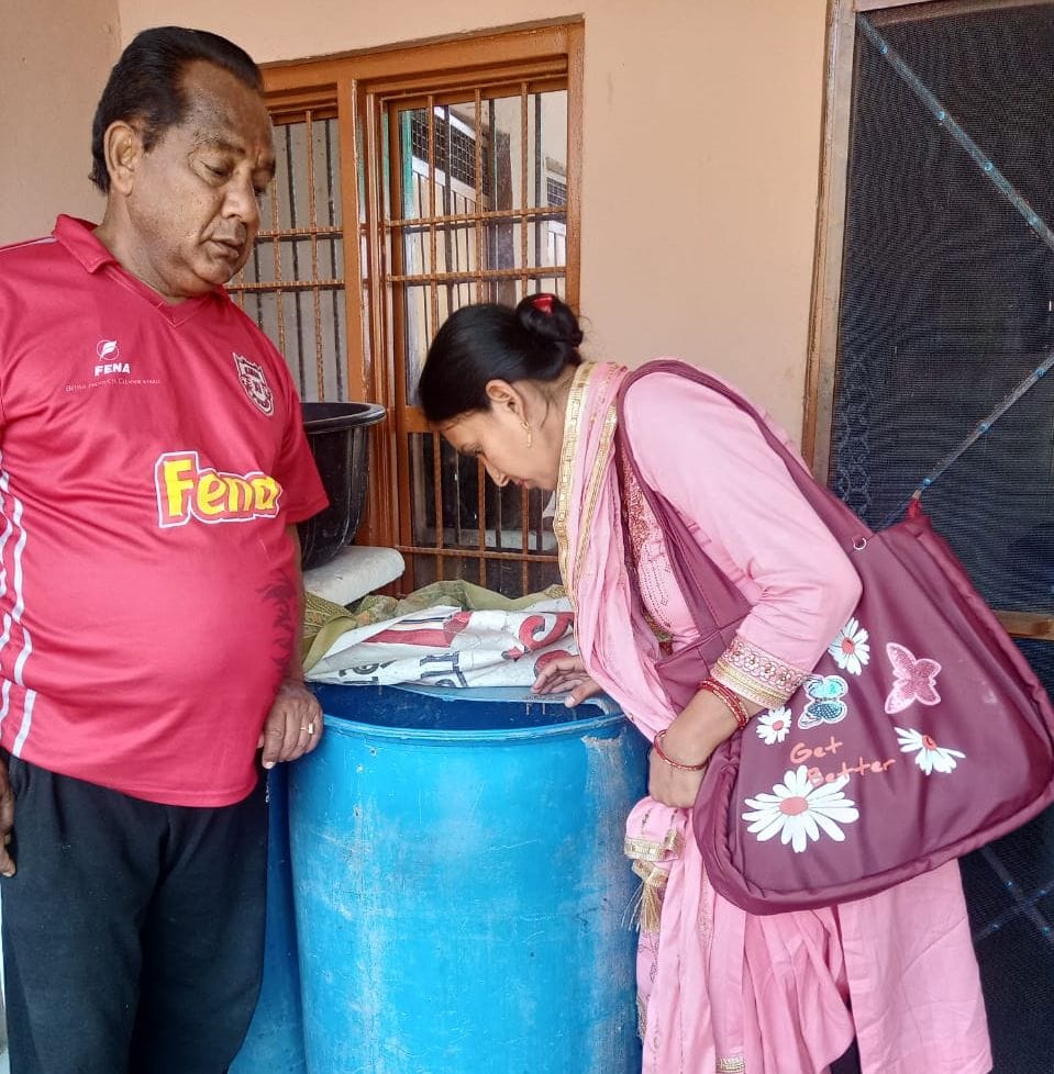 In Parwanoo regarding dengue

Alert, larva investigation started