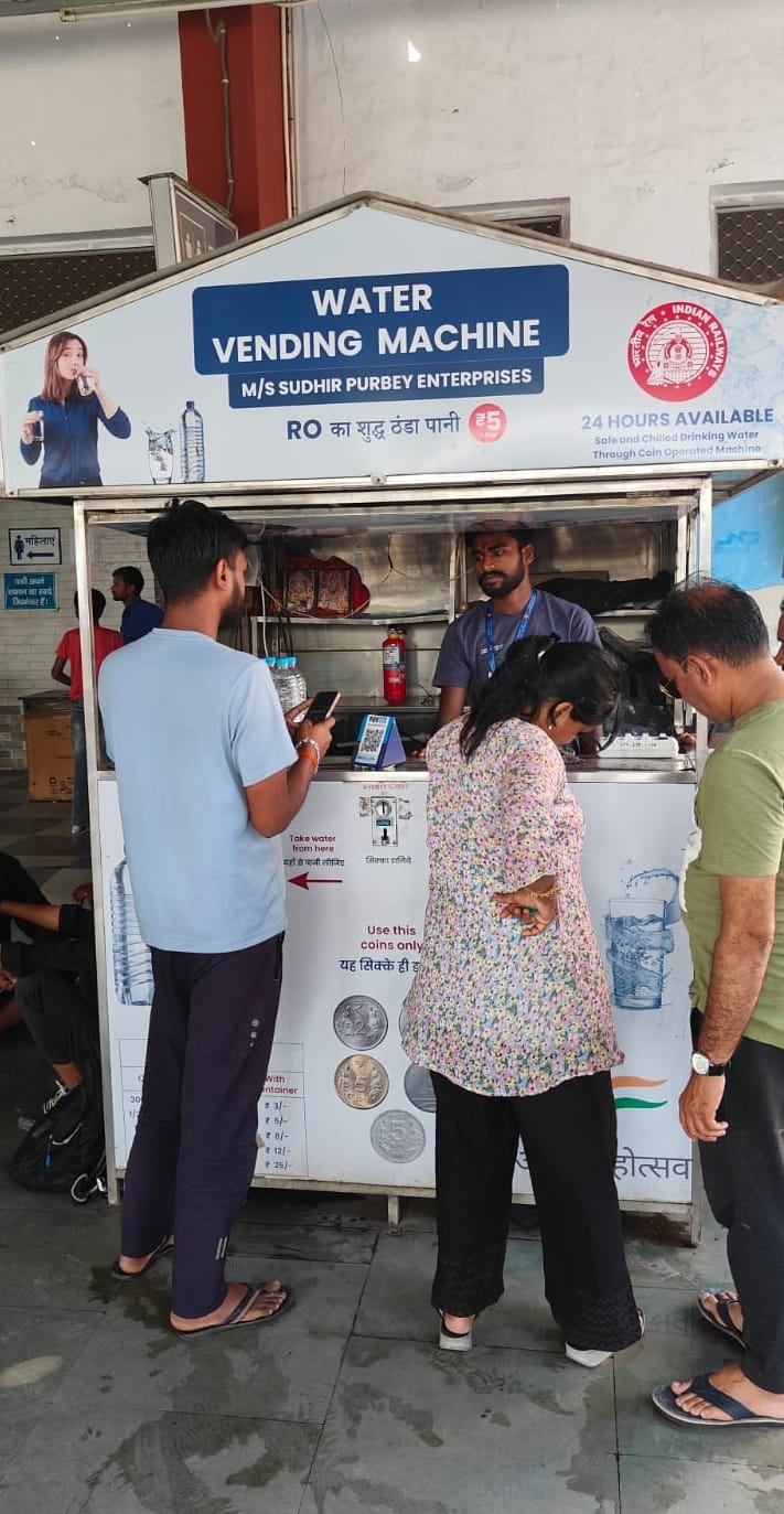 QR code on water vending machines will stop illegal collection
