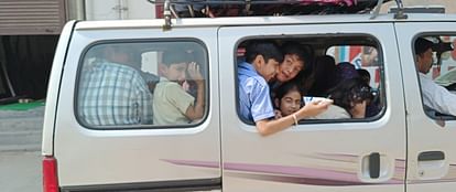 UP: Now children up to class five will have to be left inside the school, rules will apply to both the van and