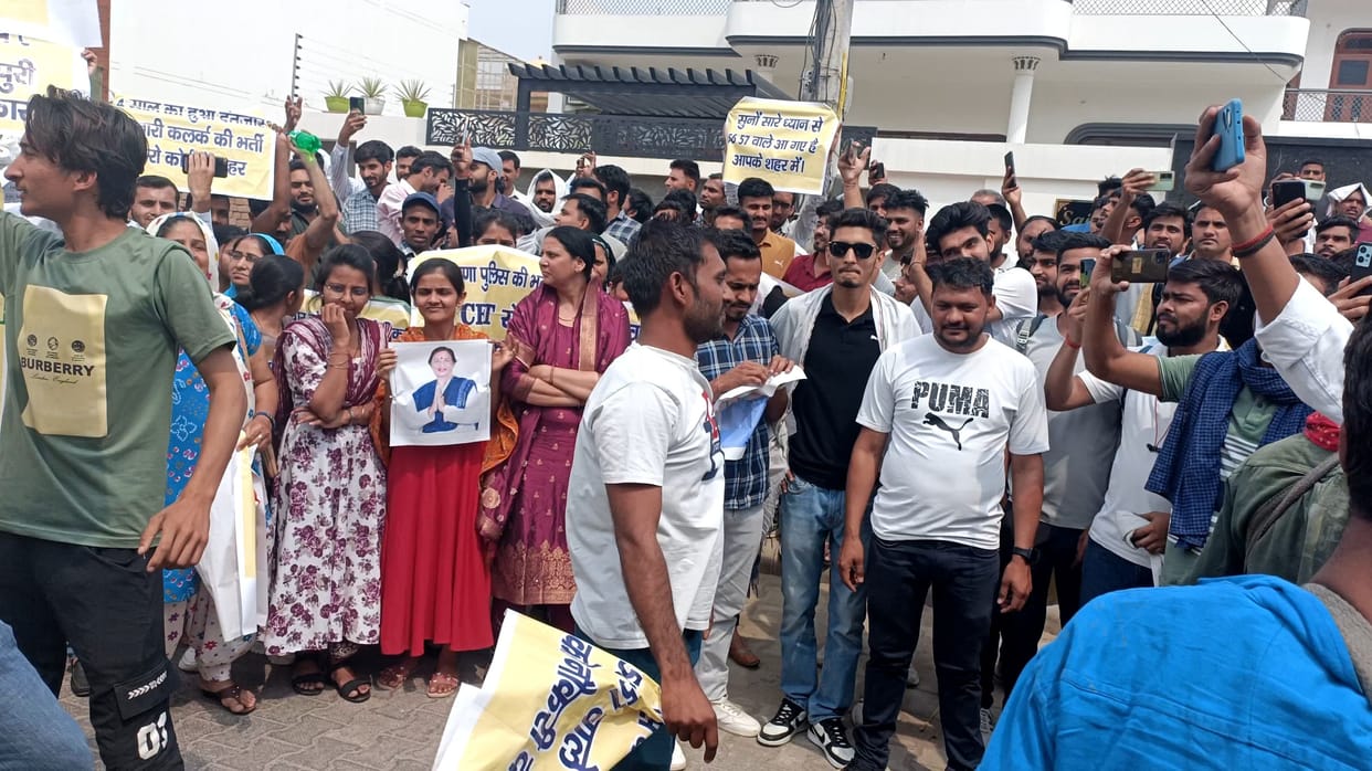 Unemployed youth reached BJP office with wedding procession