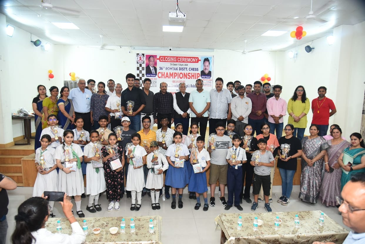 Saanvi Kindra first in Girls Under-9 Chess