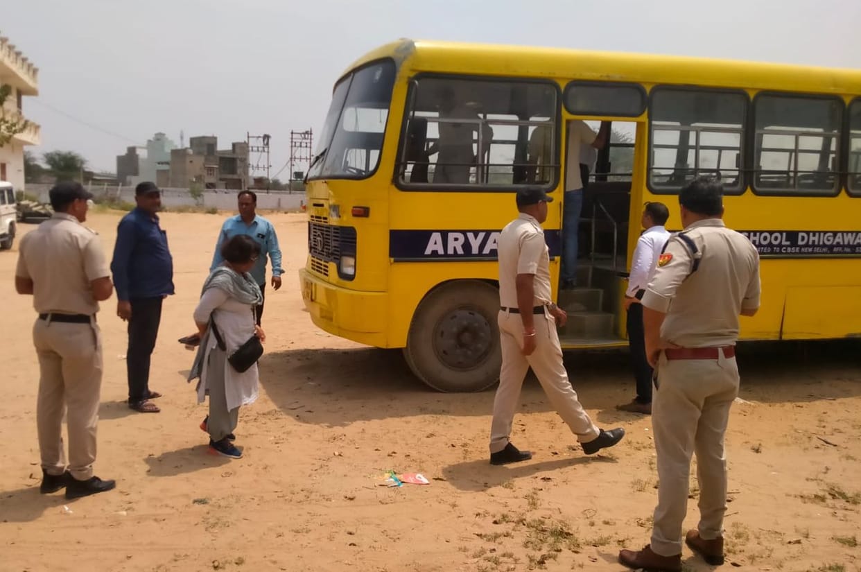 Administration team knocked at private schools closed during holidays, seized six school vehicles