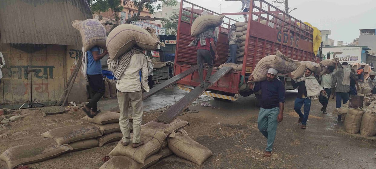 Desires of farmers drenched in rain